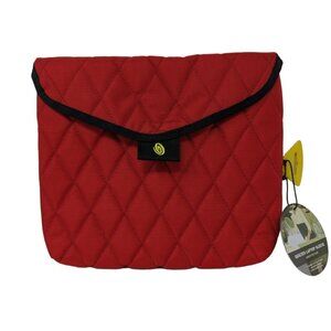 Timbuk2 Red Strawberry Quilted Padded Laptop Sleeve Case Envelope Bag XS
